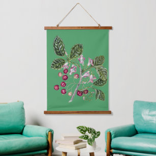 Antieke Sarah Featon Puriri Botanische Kunst Hangend Wandkleed