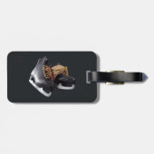 Antieke Schaatsen Bagagelabel (Achterkant horizontaal)