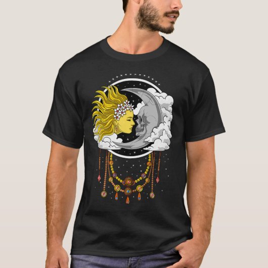 Antieke Schedelmaan T-shirt (Voorkant)