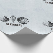 Antieke schelpen cadeaupapier (Hoek)