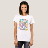 Antieke schelpen t-shirt (Voorkant volledig)