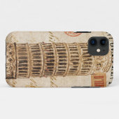 Antieke Scheve Toren van Pisa Case-Mate iPhone Case (Achterkant (horizontaal))