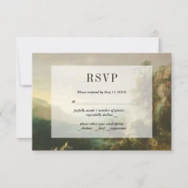 Antieke Schilderachtige Landschap RSVP Kaart