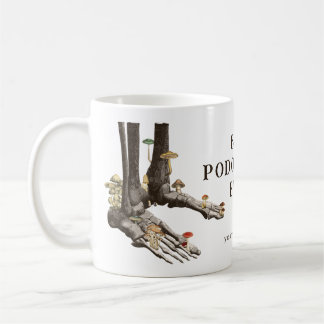 Antieke Schimmel Skelet Voeten Beste Podoloog Ooit Koffiemok