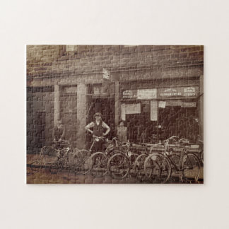 Antieke Schotse Fietsenwinkel G J MacDonald c 1925 Legpuzzel