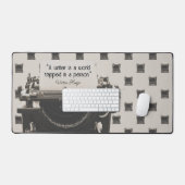 Antieke schrijfmachine bureaumat (Keyboard & Muis)
