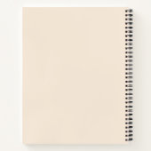 Antieke schrijfmachine notitieboek (Achterkant)