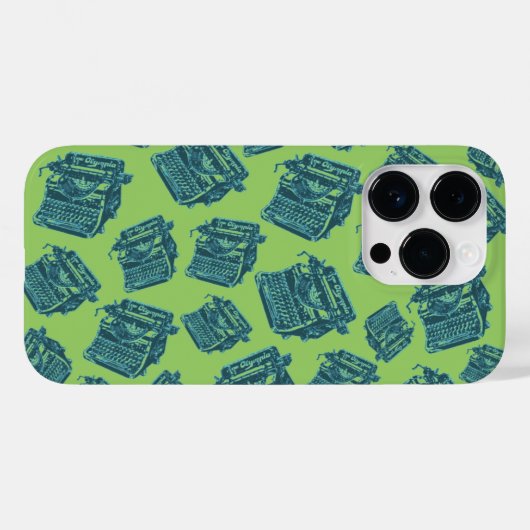 Antieke schrijfmachines Case-Mate iPhone case (Achterkant (horizontaal))