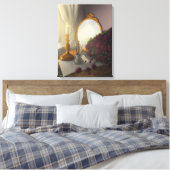 Antieke Schrijftafel Canvas Afdruk (Insitu (Slaapkamer))
