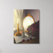 Antieke Schrijftafel Canvas Afdruk (Voorkant)