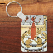 Antieke Sciencefiction, Laboratoriumwetenschappers Sleutelhanger (Voorkant)