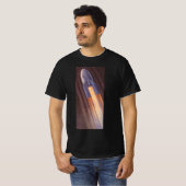 Antieke Sciencefiction Ruimteschip Raketten T-shirt (Voorkant volledig)