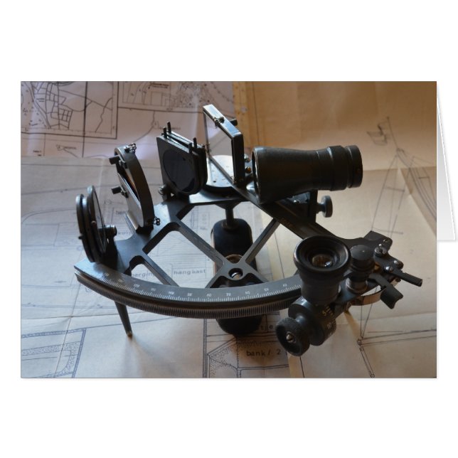 Antieke Sextant (Voorkant Horizontaal)