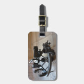 Antieke Sextant Bagagelabel (Voorkant verticaal)