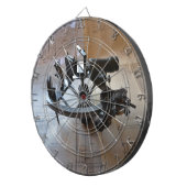 Antieke Sextant Dartbord (Voorkant Rechts)