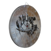 Antieke Sextant Dartbord (Voorkant Links)