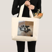 Antieke Sextant Grote Tote Bag (Voorkant (product))