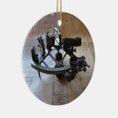 Antieke Sextant Keramisch Ornament (Rechts)