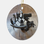 Antieke Sextant Keramisch Ornament (Links)
