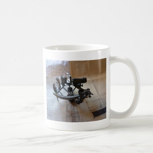 Antieke Sextant Koffiemok (Rechts)