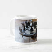 Antieke Sextant Koffiemok (Voorkant links)
