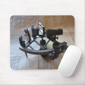 Antieke Sextant Muismat (Met muis)