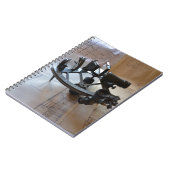 Antieke Sextant Notitieboek (Linkerzijde)