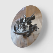 Antieke Sextant Ronde Klok (Hoek)