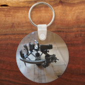 Antieke Sextant Sleutelhanger (Voorkant)