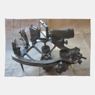 Antieke Sextant Theedoek