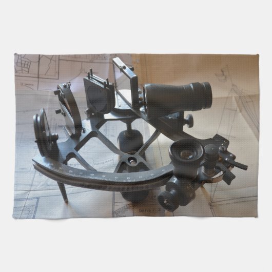 Antieke Sextant Theedoek (Horizontaal)