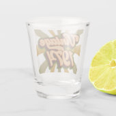 Antieke Shotglas uit 1974 Shot Glas (Achterkant)