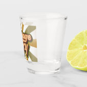 Antieke Shotglas uit 1974 Shot Glas (Rechts)