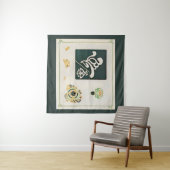 Antieke Siercombinaties Kunst Wandkleed (In Situ (horizontaal))