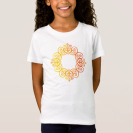 Antieke Sierlijst Elegante Decoratieve Rand T-shirt