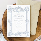 Antieke sierlijst trouwdatum bewaren kaart