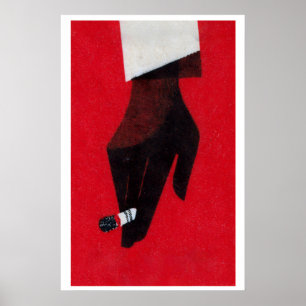 Antieke Sigarettendoosjes Print - Retro Wanddecora