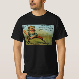 Antieke Sigarettenlabel, Sport Honkbal Tansill Pun T-shirt