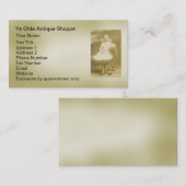 Antieke - sjabloon voor visitekaartjes (Voorkant / Achterkant)