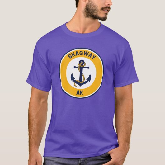 Antieke Skagway Alaska T-shirt (Voorkant)