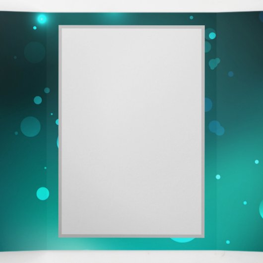 Antieke skelet sleutels op groene achtergrond drieluik wenskaart (Binnenkant midden)