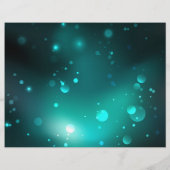 Antieke skelet sleutels op groene achtergrond flyer (Achterkant)