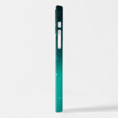 Antieke skelet sleutels op groene achtergrond iPhone hoesje (Linkerkant)