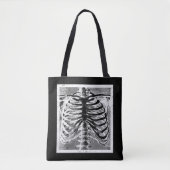 Antieke Skeletbotten Torso Lichaam Halloween Tote Bag (Voorkant)
