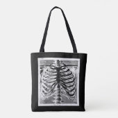 Antieke Skeletbotten Torso Lichaam Halloween Tote Bag (Achterkant)