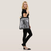 Antieke Skeletbotten Torso Lichaam Halloween Tote Bag (Op model)