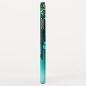 Antieke skeletsleutels op groene achtergrond Case-Mate iPhone case (Achterkant/rechts)