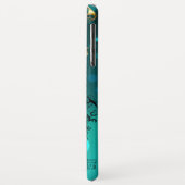 Antieke skeletsleutels op groene achtergrond Case-Mate iPhone case (Achterkant/links)