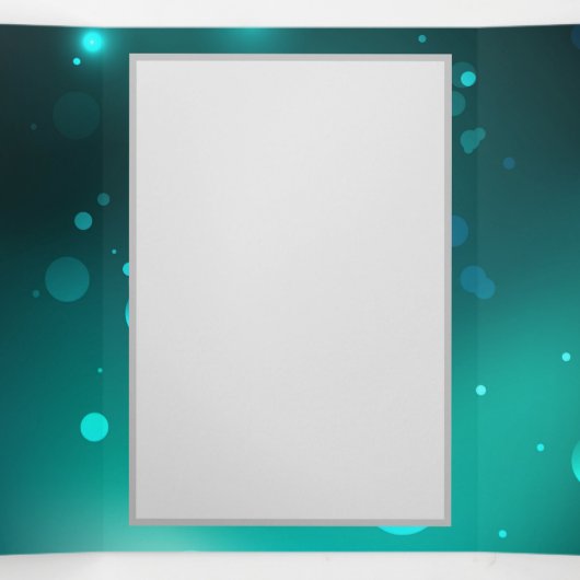 Antieke skeletsleutels op groene achtergrond drieluik aankondiging (Binnenkant midden)