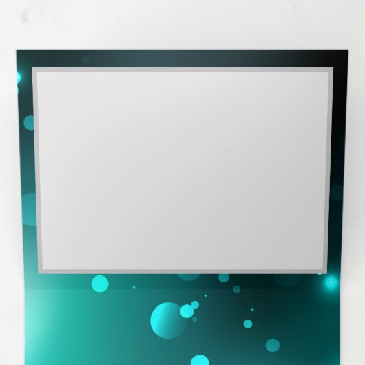 Antieke skeletsleutels op groene achtergrond drieluik kaart (Binnenzijde eerst)